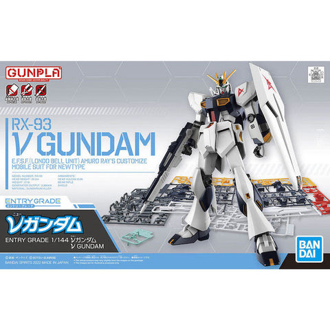 Bandai - Mobile Suit Gundam: Nu Gundam - 1/144 Entry Grade Model Kit