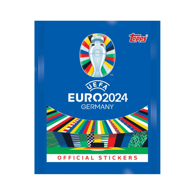 Topps - UEFA Euro 2024 - Sticker Pack (6 Stickers)