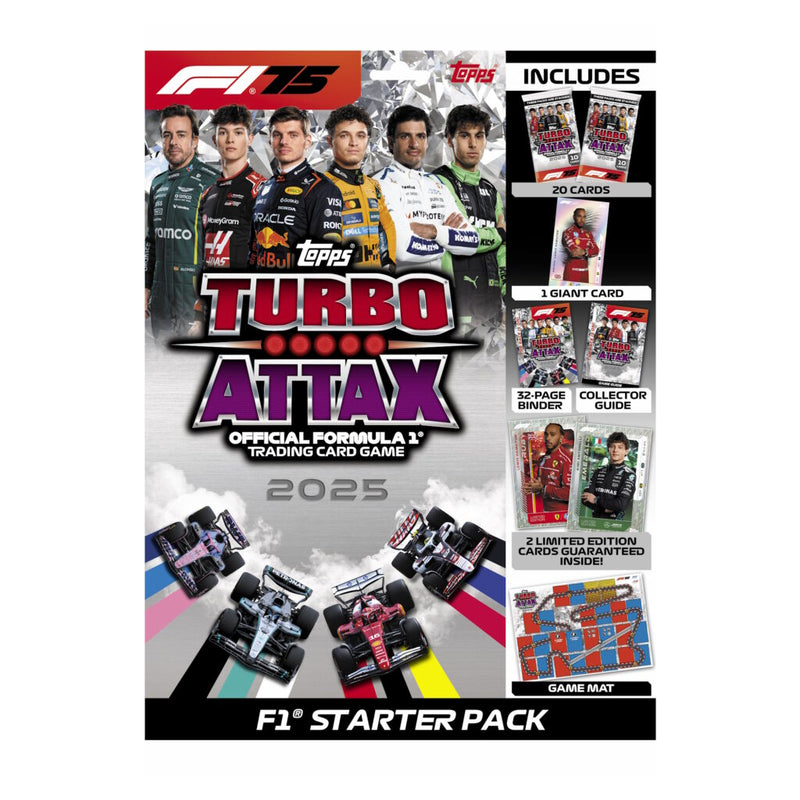 Topps - 2025 Turbo Attax Formula 1 Racing  - Starter Pack