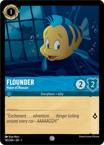 145/204 - Flounder - Voice of Reason - Common Foil
