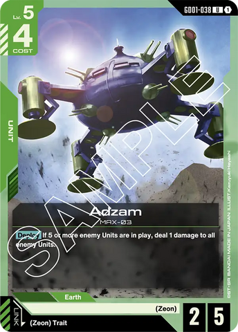 Adzam MAX-03 [GD01-038] (U)