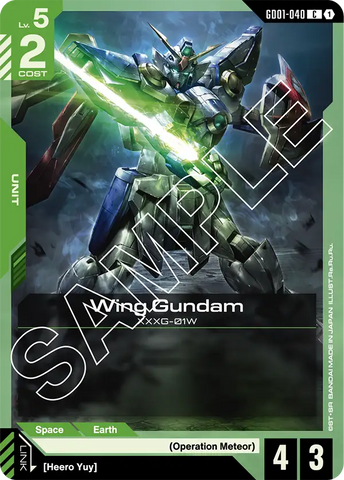 Wing Gundam XXXG-01W [GD01-040] (C)