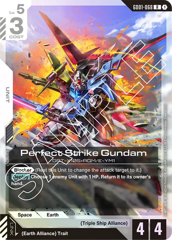 Perfect Strike Gundam GAT-X105+AQM/E-YM1 [GD01-068] (R)