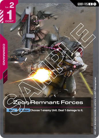 Zeon Remnant Forces [GD01-115] (U)