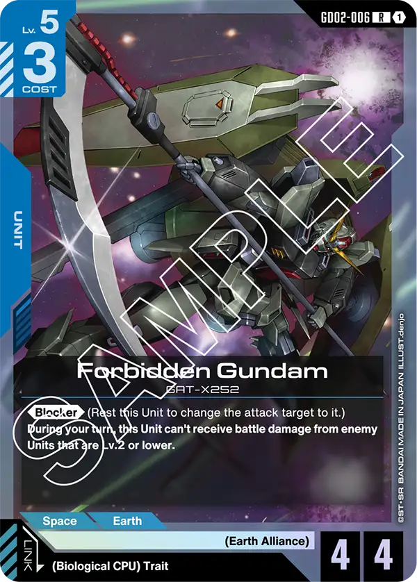 Forbidden Gundam GAT-X252 [GD02-006] (R)