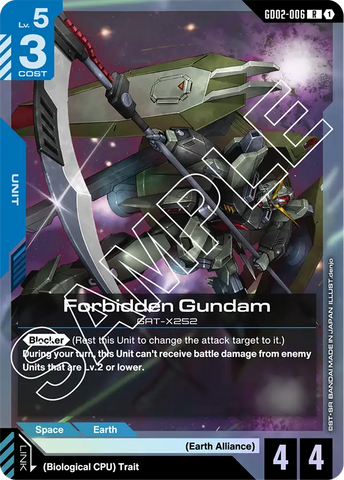 Forbidden Gundam GAT-X252 [GD02-006] (R)