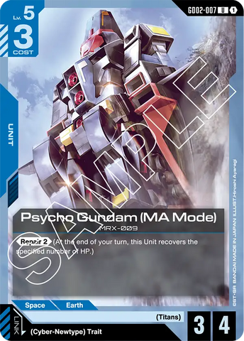 Psycho Gundam (MA Mode) MRX-009 [GD02-007] (U)