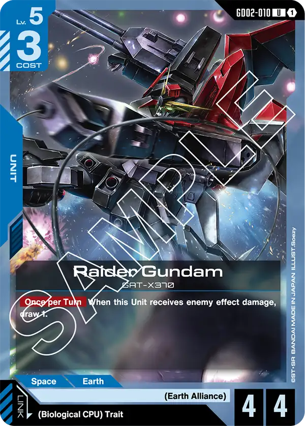 Raider Gundam GAT-X370 [GD02-010] (U)