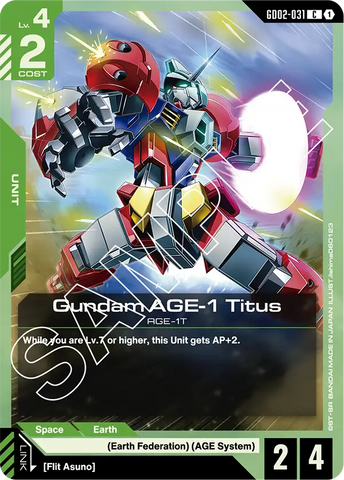 Gundam AGE-1 Titus AGE-1T [GD02-031] (C)