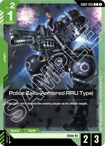 Police Zaku (Armored RRU Type) [GD02-035] (C)