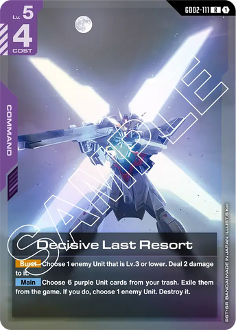 Decisive Last Resort [GD02-111] (R)