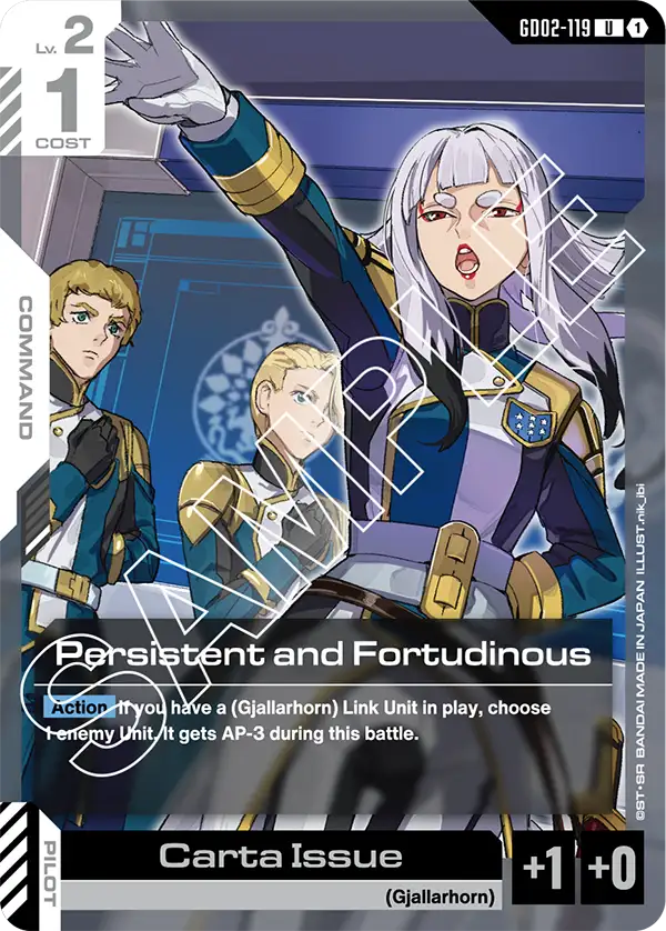 Persistent and Fortudinous [GD02-119] (U)