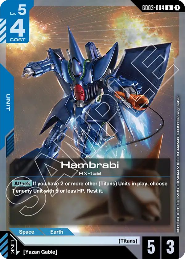 Hambrabi RX-139 [GD03-004] (R)
