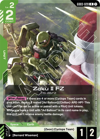Zaku II FZ MS-06FZ [GD03-020] (R)