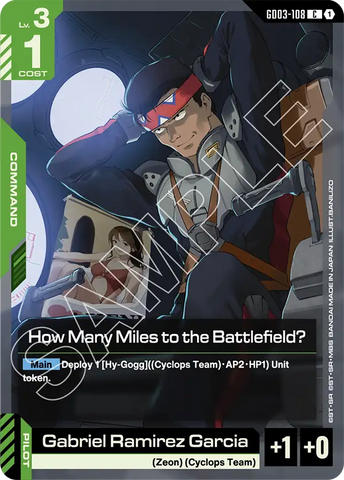 How Many Miles to the Battlefield? [GD03-108] (C)