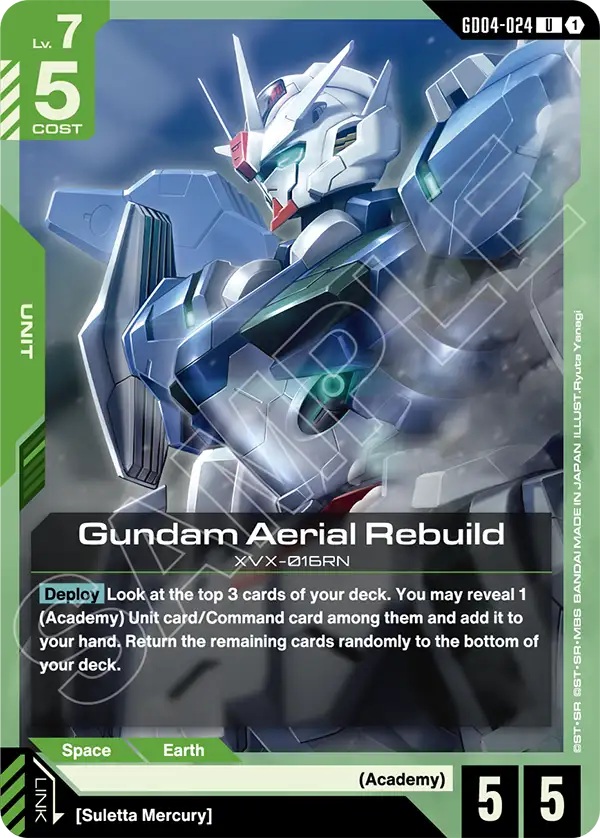 Gundam Aerial Rebuild XVX-016RN [GD04-024] (U)