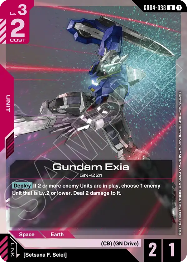 Gundam Exia GN-001 [GD04-038] (R)