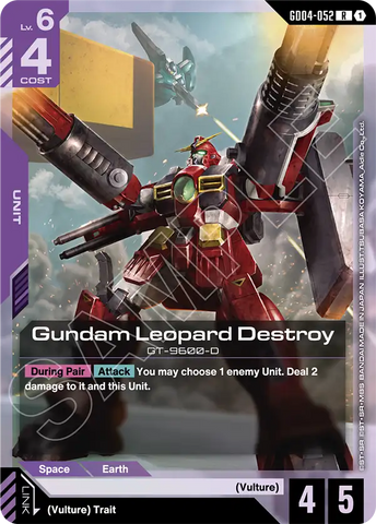Gundam Leopard Destroy GT-9600-D [GD04-052] (R)