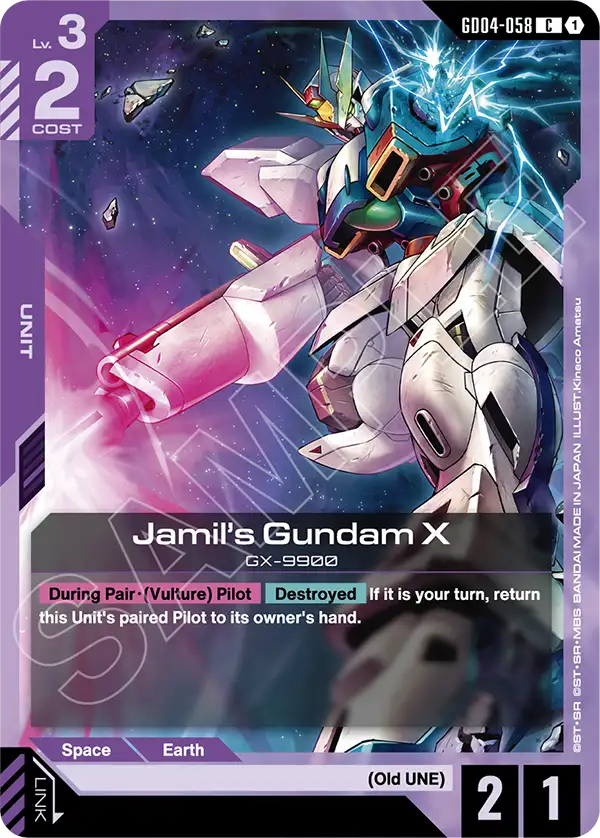 Jamil's Gundam X GX-9900 [GD04-058] (C)