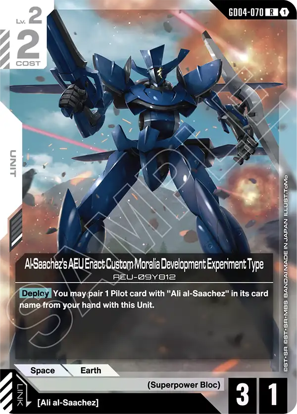 Al-Saachez's AEU Enact Custom Moralia Development Experiment Type AEU-09Y812 [GD04-070] (R)