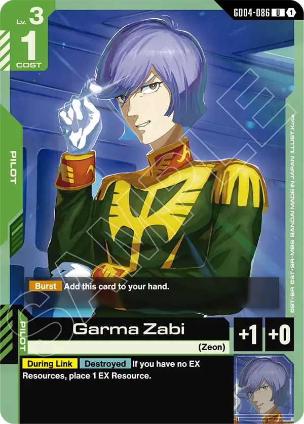 Garma Zabi [GD04-086] (U)