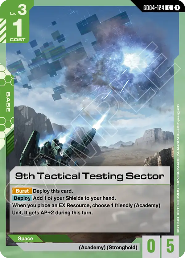 9th Tactical Testing Sector [GD04-124] (C)