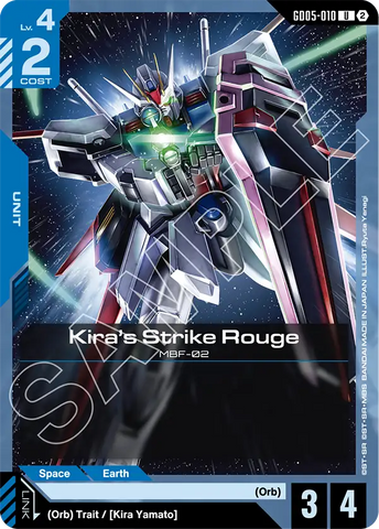Kira's Strike Rouge MBF-02 [GD05-010] (U)