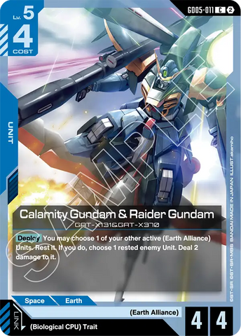 Calamity Gundam & Raider Gundam GAT-X131&GAT-X370 [GD05-011] (C)