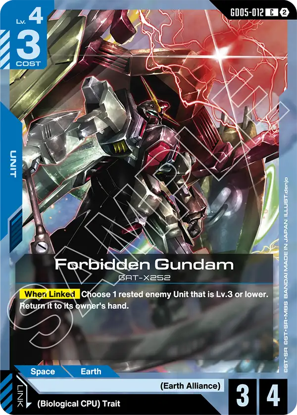 Forbidden Gundam GAT-X252 [GD05-012] (C)