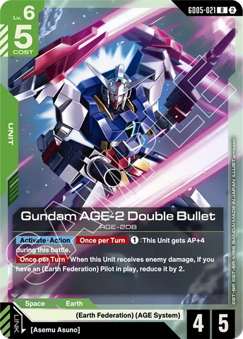 Gundam AGE-2 Double Bullet AGE-208 [GD05-021] (R)