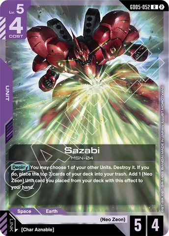 Sazabi MSN-04 [GD05-052] (R)