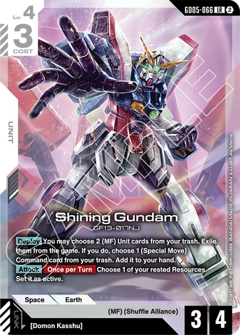 Shining Gundam GF13-017NJ [GD05-066] (LR)