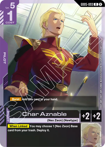 Char Aznable [GD05-093] (R)