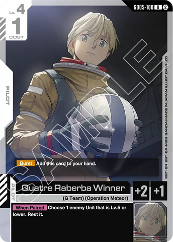 Quatre Raberba Winner [GD05-100] (U)