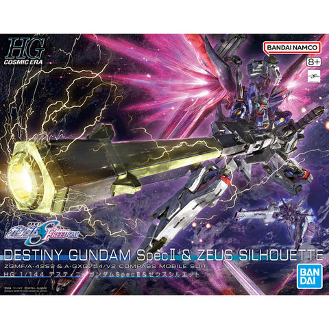Bandai - Mobile Suit: Gundam Seed Freedom - Destiny Gundam Spec II & Zeus Silhouette - 1/144 High Grade Model Kit