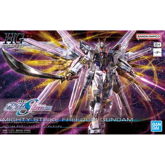 Bandai - Mobile Suit: Gundam Seed Freedom - Mighty Strike Freedom Gundam - 1/144 High Grade Model Kit