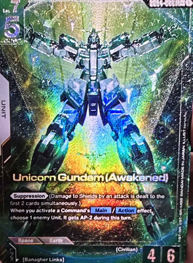 Unicorn Gundam (Awakened) RX-0 [GD04-066] (LR+)