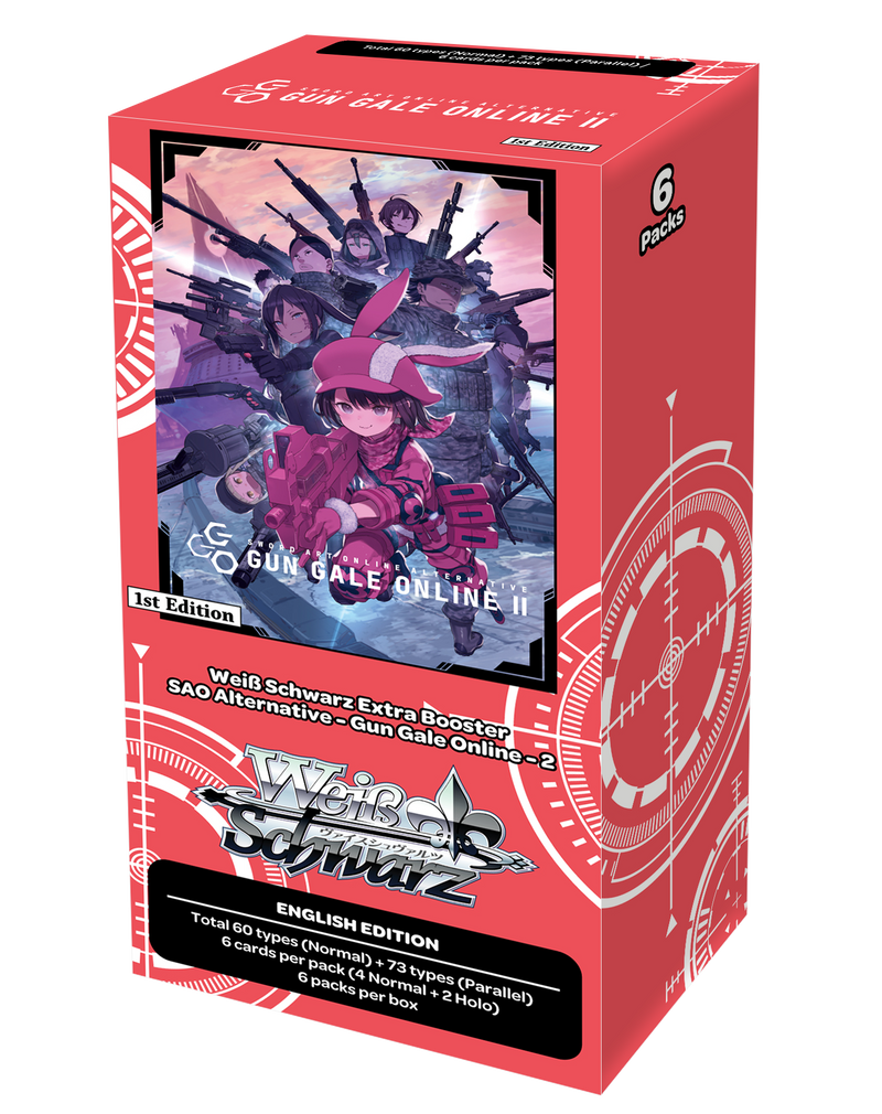 Weiss Schwarz - Sword Art Online: Alternative Gun Gale Online 2 - Extra Booster Box (PREORDER)