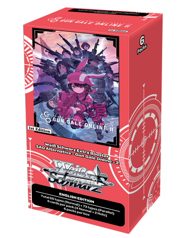 Weiss Schwarz - Sword Art Online: Alternative Gun Gale Online 2 - Extra Booster Box (PREORDER)