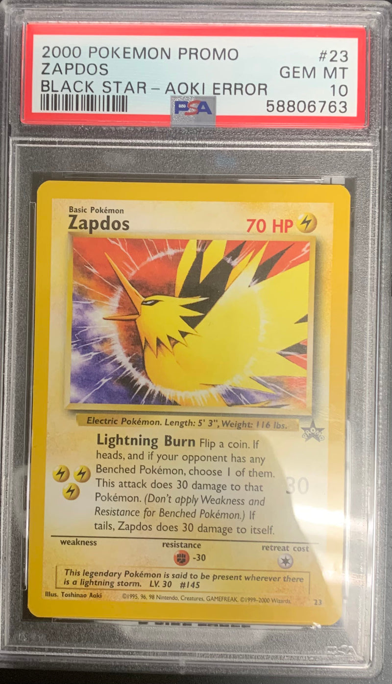 Zapdos - Black Star Promo