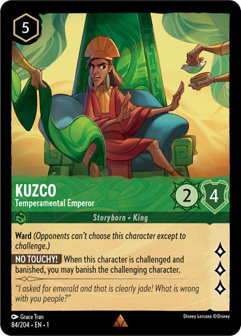 84/204 - Kuzco - Temperamental Emperor - Rare Non-Foil