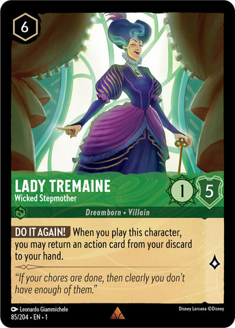 85/204 - Lady Tremaine - Wicked Stepmother - Rare Foil