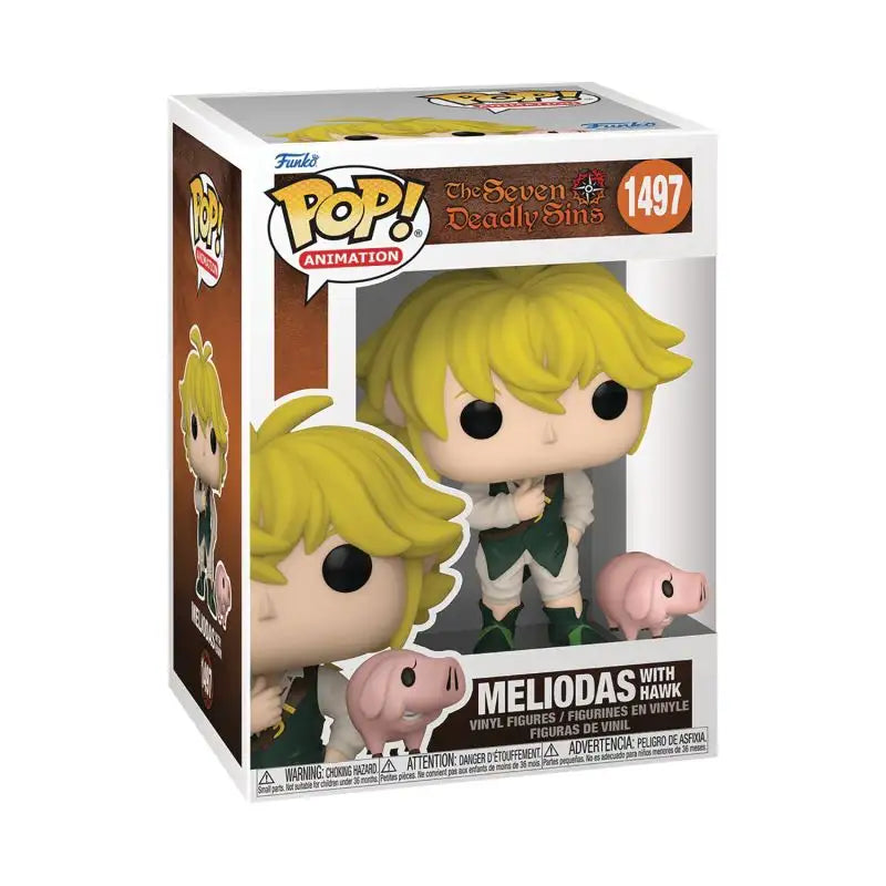 POP! - Seven Deadly Sins - 1497 - Melioda w/ Hawk - Figure