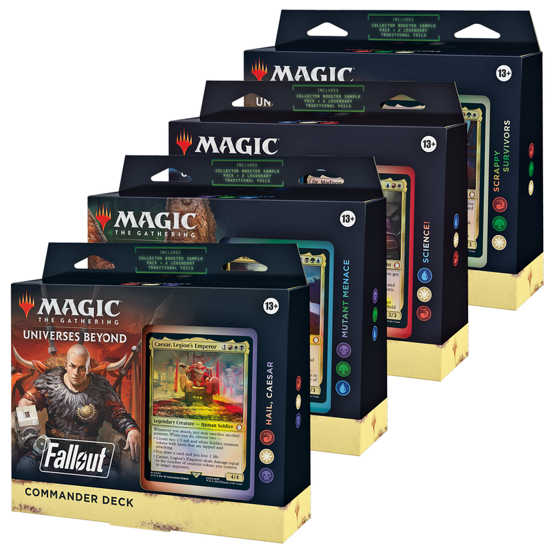 MTG - Universes Beyond: Fallout - Set of 4 Commander Decks