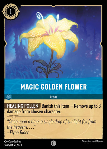 169/204 - Magic Golden Flower - Common Non-Foil