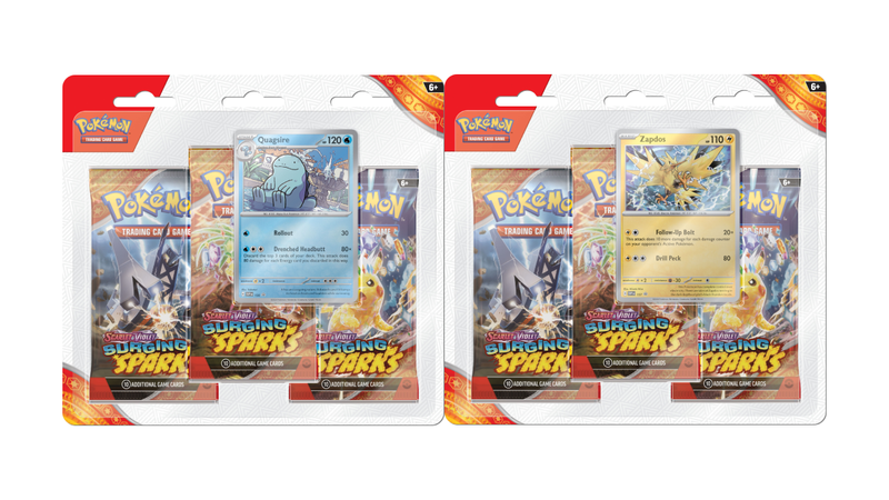 PKMN - Scarlet & Violet: Surging Sparks - 3-Pack Blister