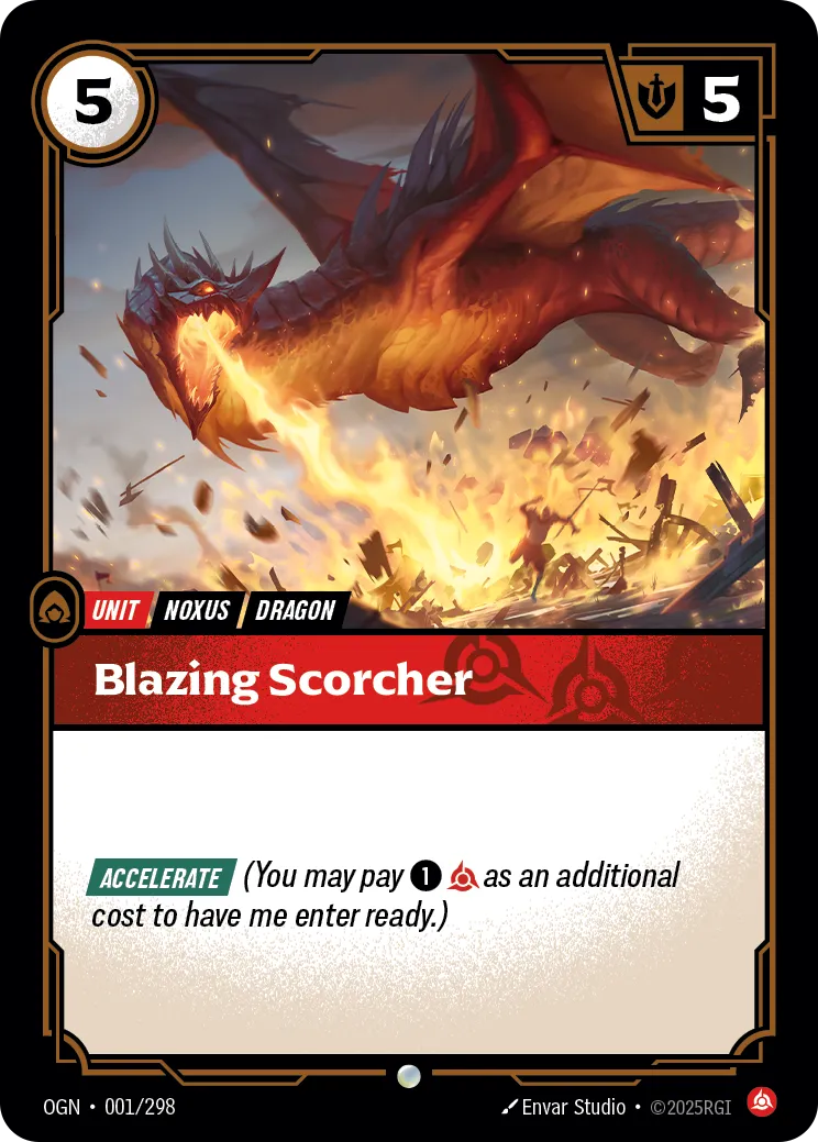 Blazing Scorcher (OGN-001/298) [Riftbound: Origins]