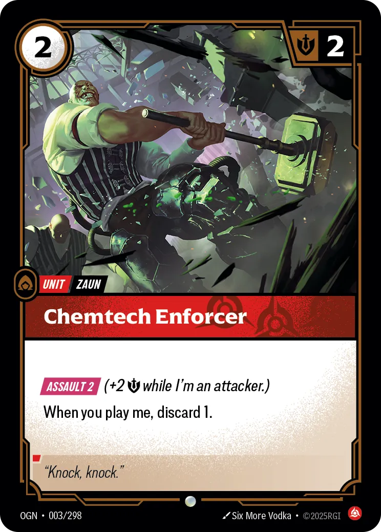 Chemtech Enforcer (OGN-003/298) [Riftbound: Origins]