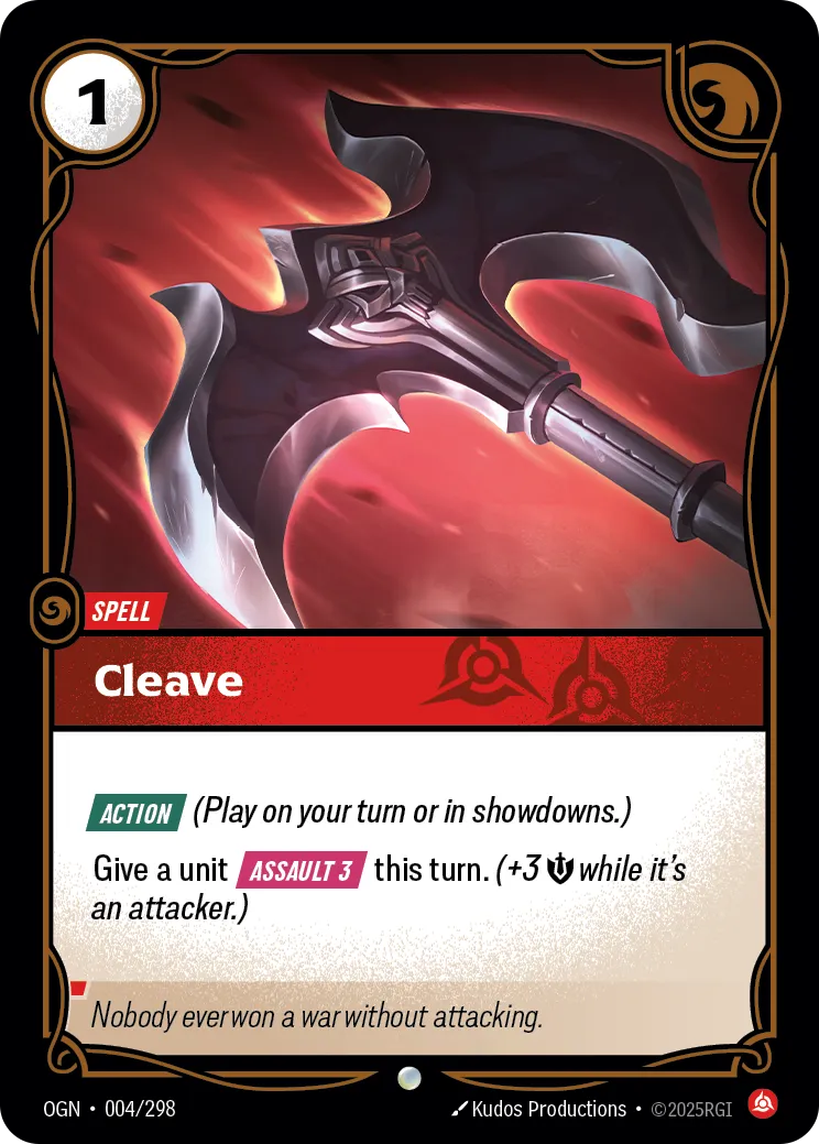 Cleave (OGN-004/298) [Riftbound: Origins]