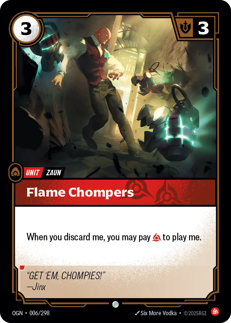 Flame Chompers (OGN-006/298) [Riftbound: Origins]